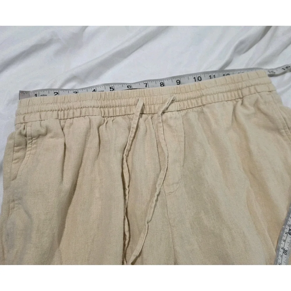 Banana Republic Womens Linen Cargo Pants Size Small Petite Euro Summer‎ Beach